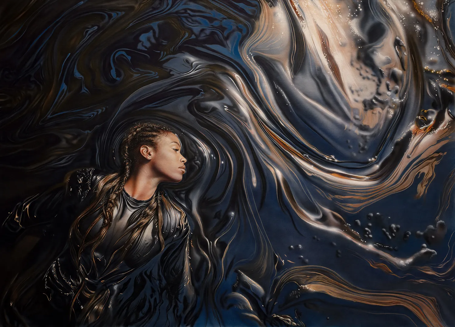 Johannes Wessmark, Black Gold III - Surface Tension
