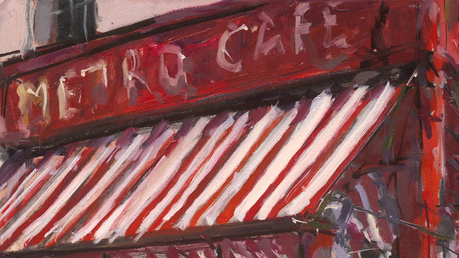 Gerard_Byrne_Thirty_Years_of_Brewing_Metro_Café_I_modern_impressionism_art_gallery_Dublin_Ireland_painting_detail
