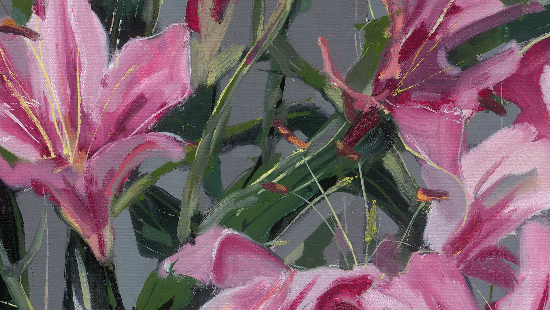Gerard_Byrne_Floral_Serenade_contemporary_irish_art_painting_detail