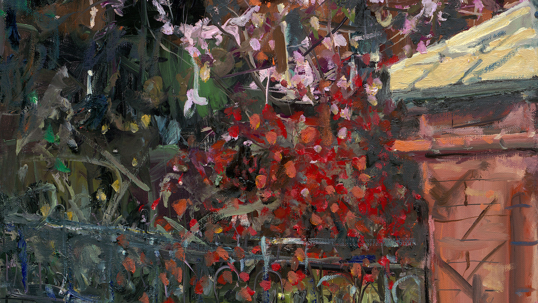 Gerard_Byrne_irish_artist_Beautiful_Moments_in_Time_modern_impressionism_painting_detail