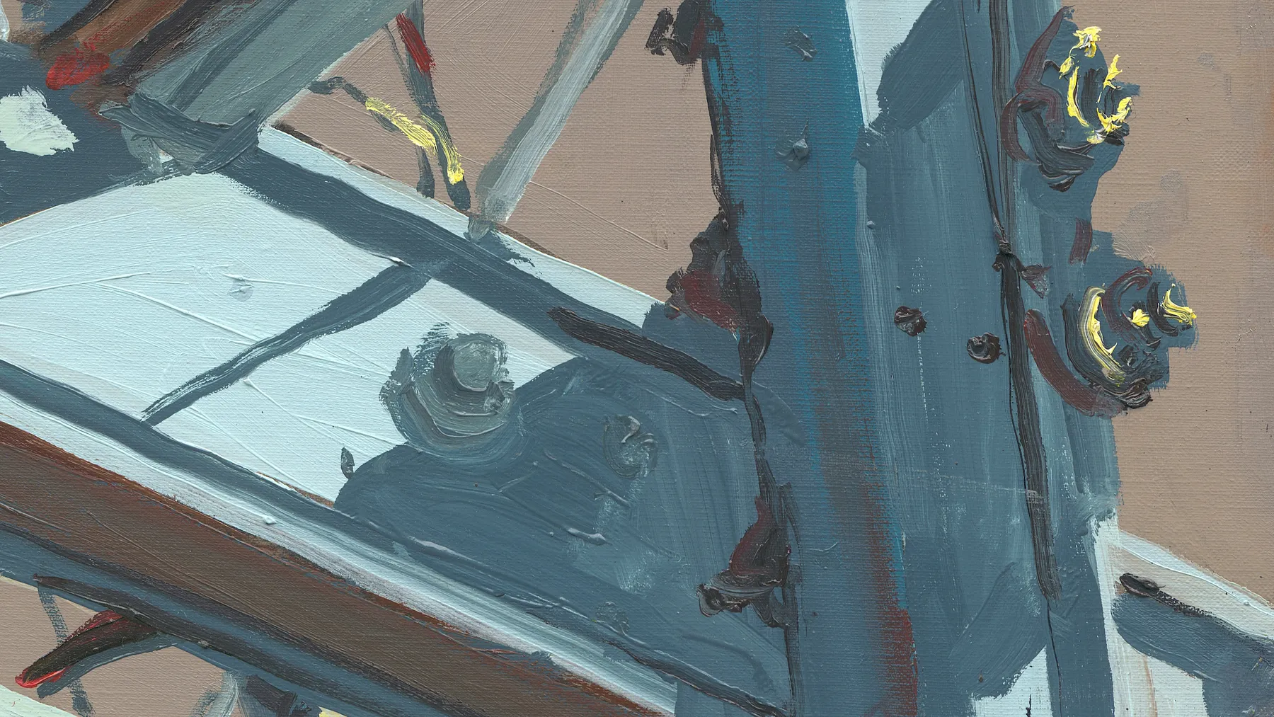 Gerard_Byrne_City_Ladder_art_gallery_Dublin_Ireland_painting_detail