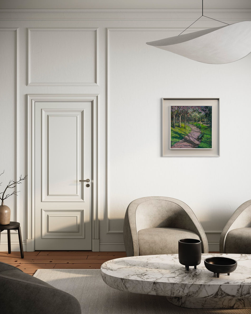 Gerard-Byrne-Spring-Shadows-Herbert-Park-art-gallery-Dublin-Ireland-interior-design