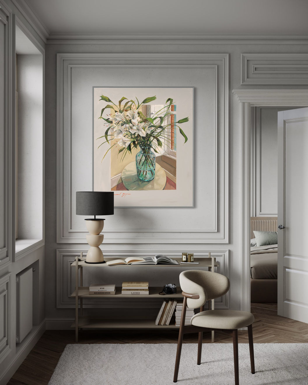 Gerard-Byrne-Floral-Moments-II-art-gallery-Dublin-Ireland-interior-design