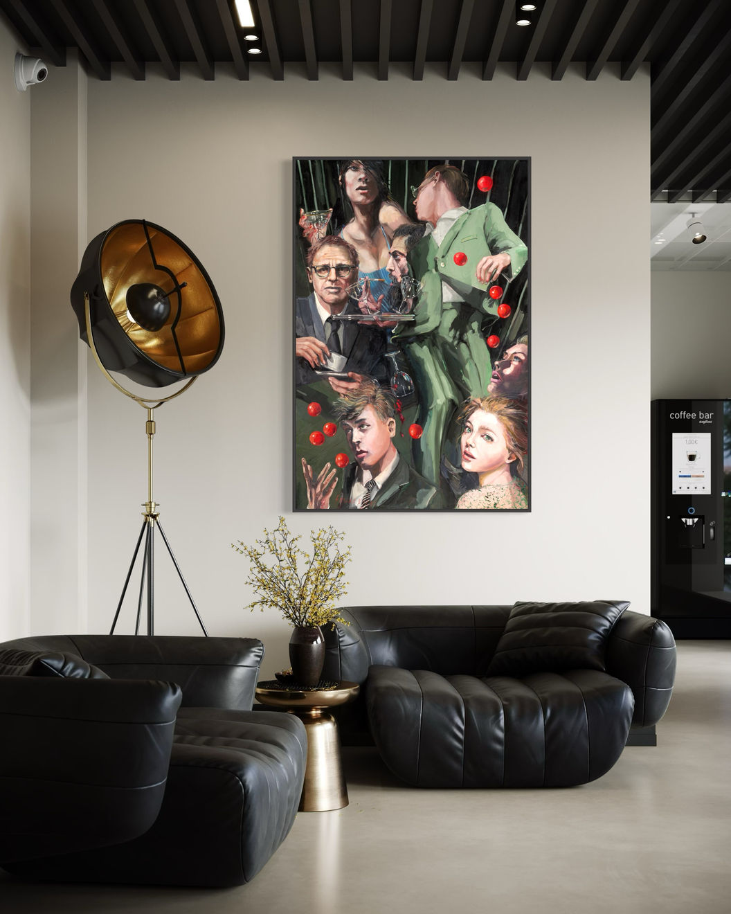 Gerard_Byrne_The_Fall_contemporary_figurative_art_SPACS_NYC_interior_decor