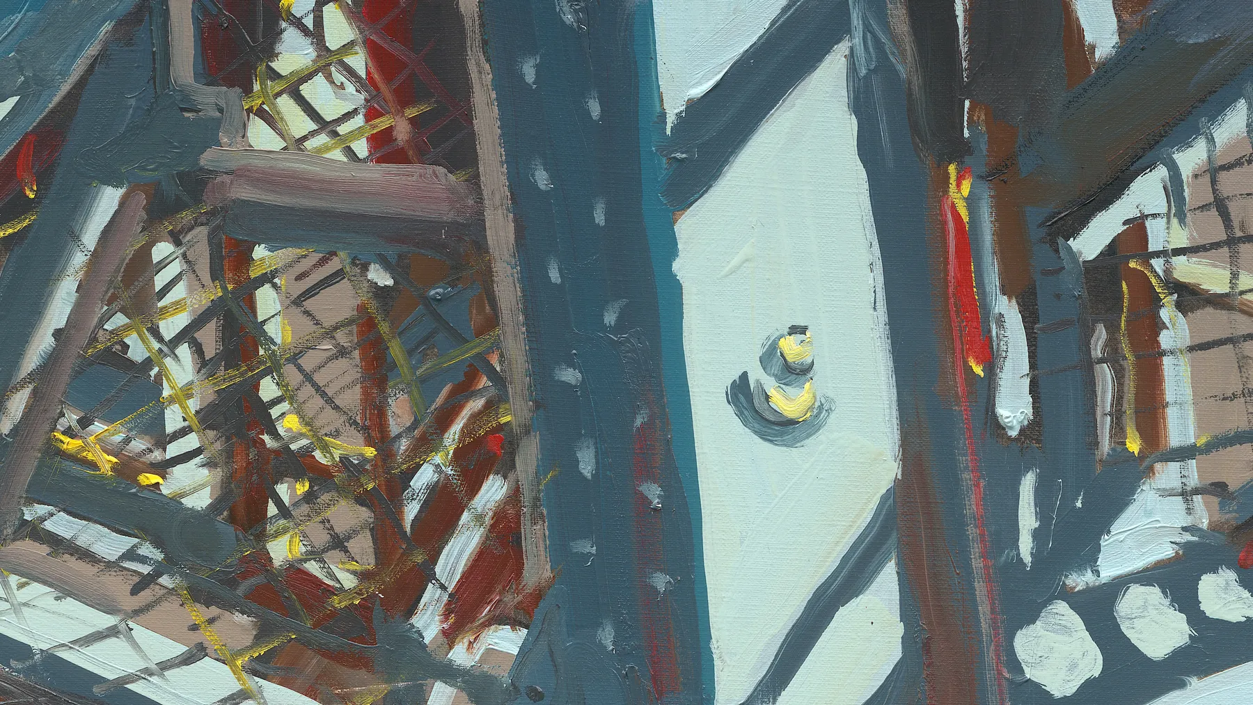 Gerard_Byrne_City_Ladder_art_gallery_Dublin_Ireland_painting_detail