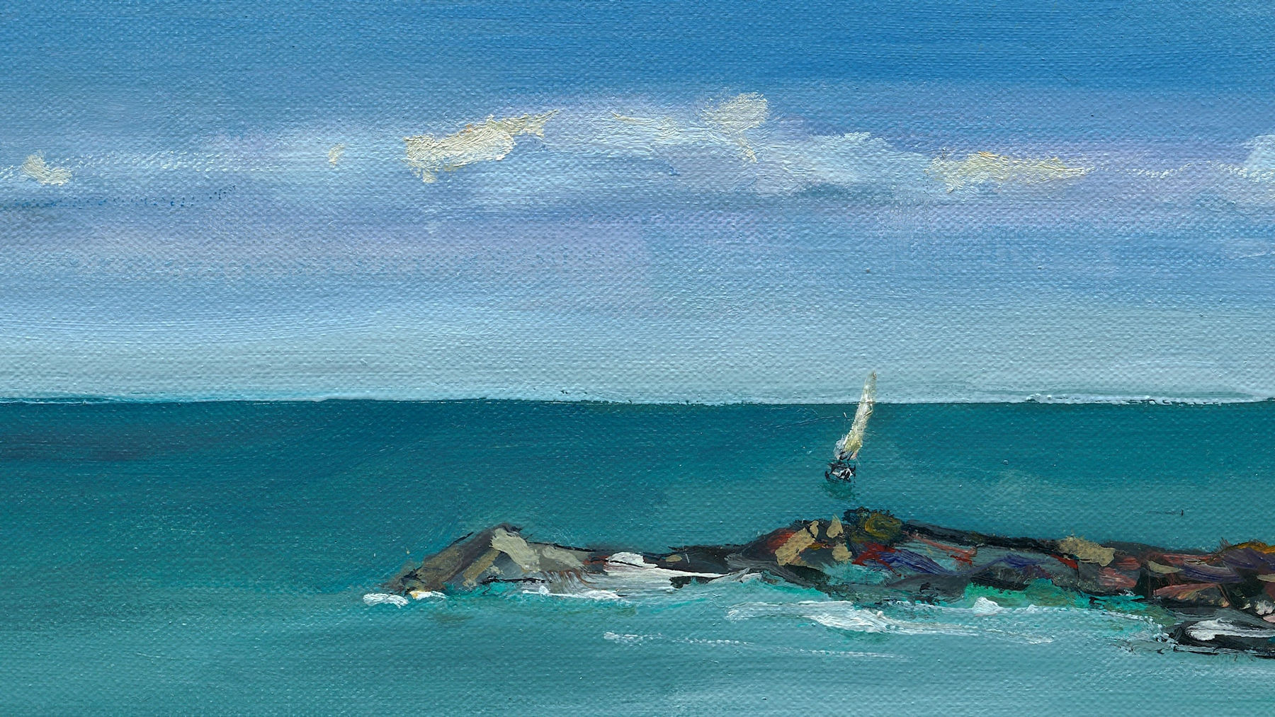 Gerard-Byrne-Chasing-an-Irish-Dream-Heir-Island-West-Cork-art-gallery-Dublin-Ireland-painting-detail