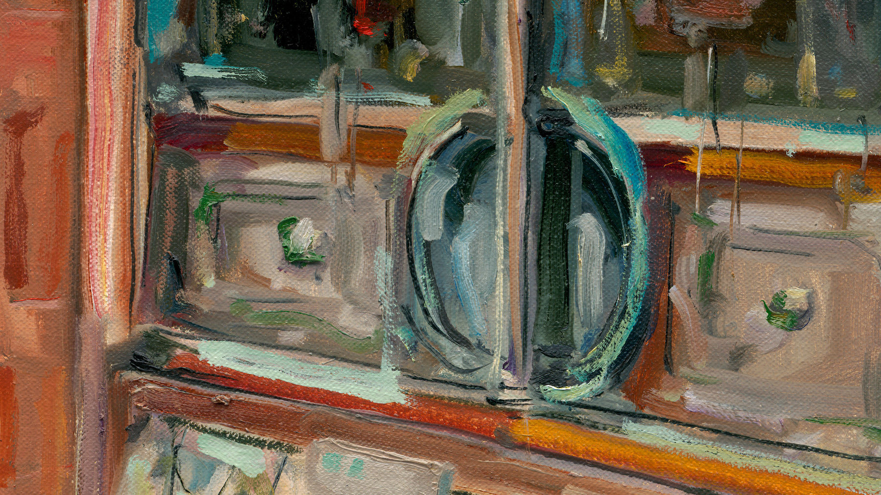 Gerard-Byrne-Doheny-&-Nesbitt-Spring-2024-irish-modern-impressionism-art-gallery-Dublin-painting-detail