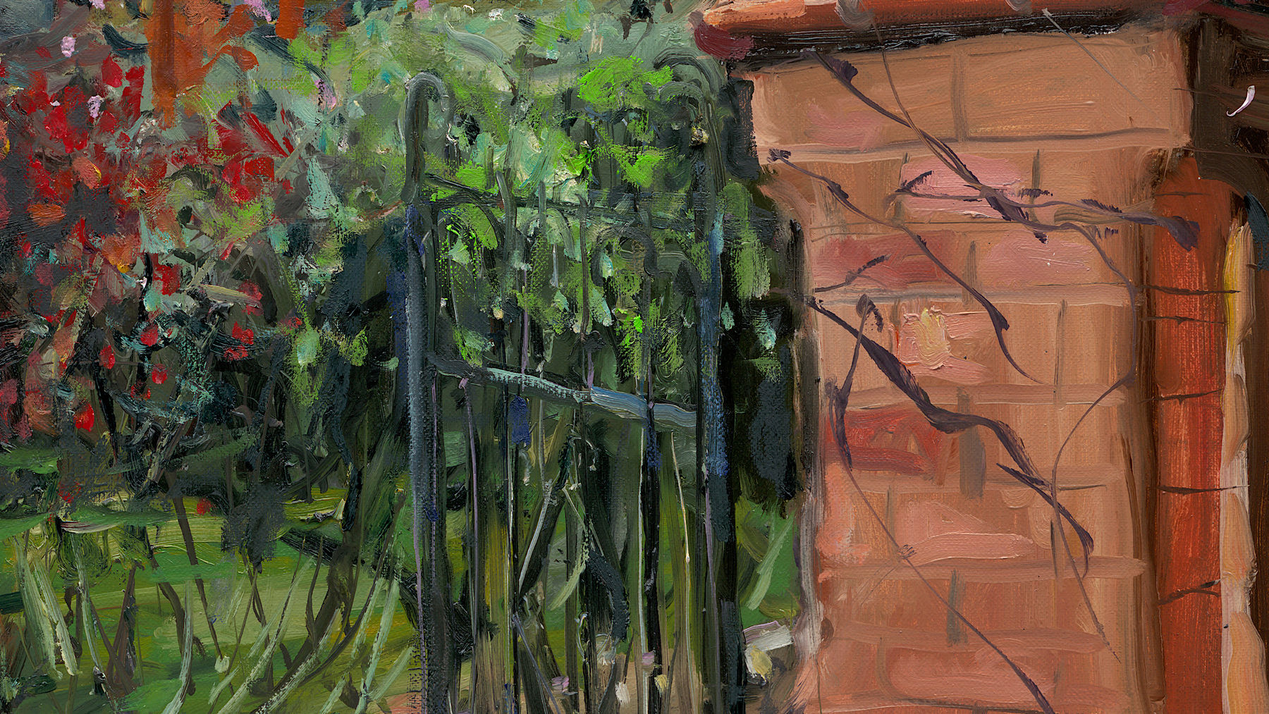 Gerard_Byrne_irish_artist_Beautiful_Moments_in_Time_modern_impressionism_painting_detail