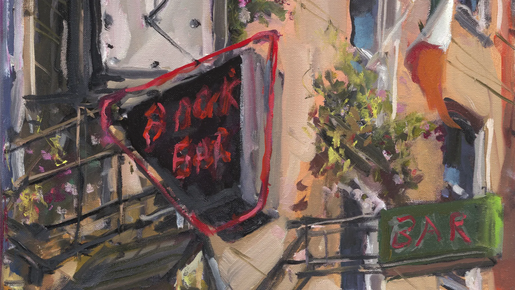 Gerard_Byrne_After_Work_Doheny_and_Nesbitt_fine_art_gallery_Dublin_Ireland_painting_detail