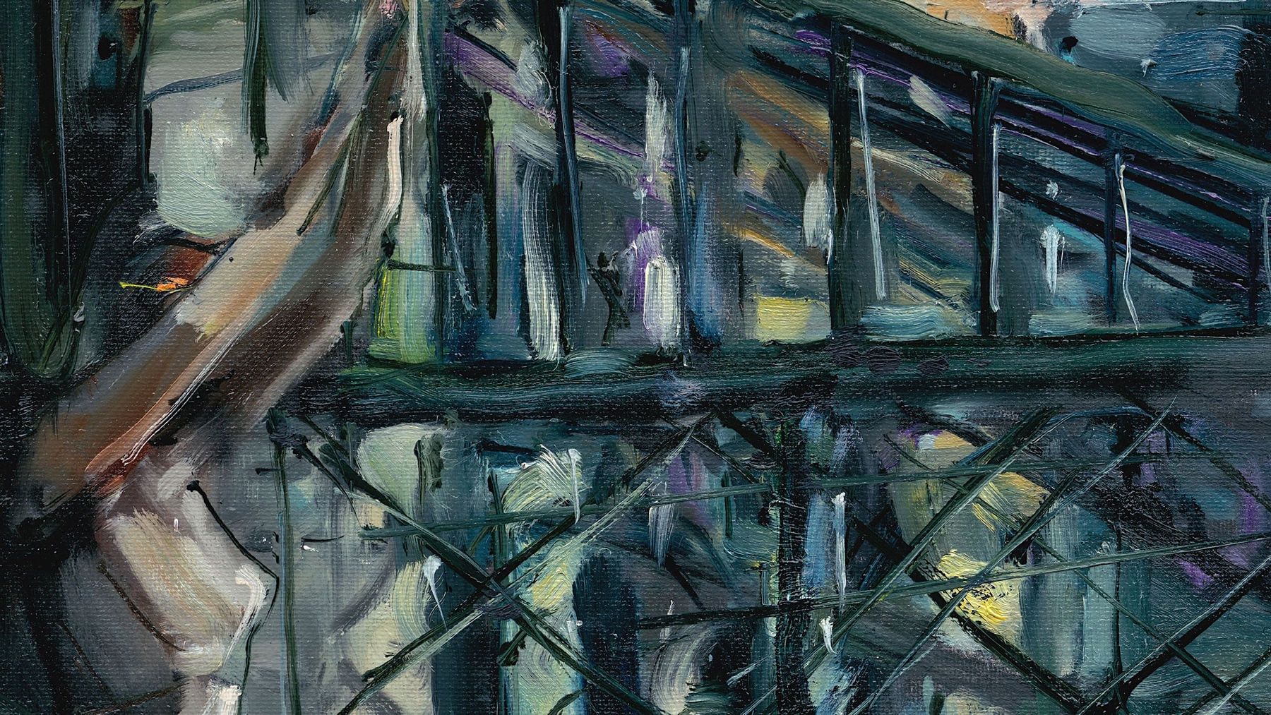 Gerard-Byrne-Grand-Old-Lady-Shelbourne-Hotel-irish-modern-impressionism-art-gallery-Dublin-painting-detail