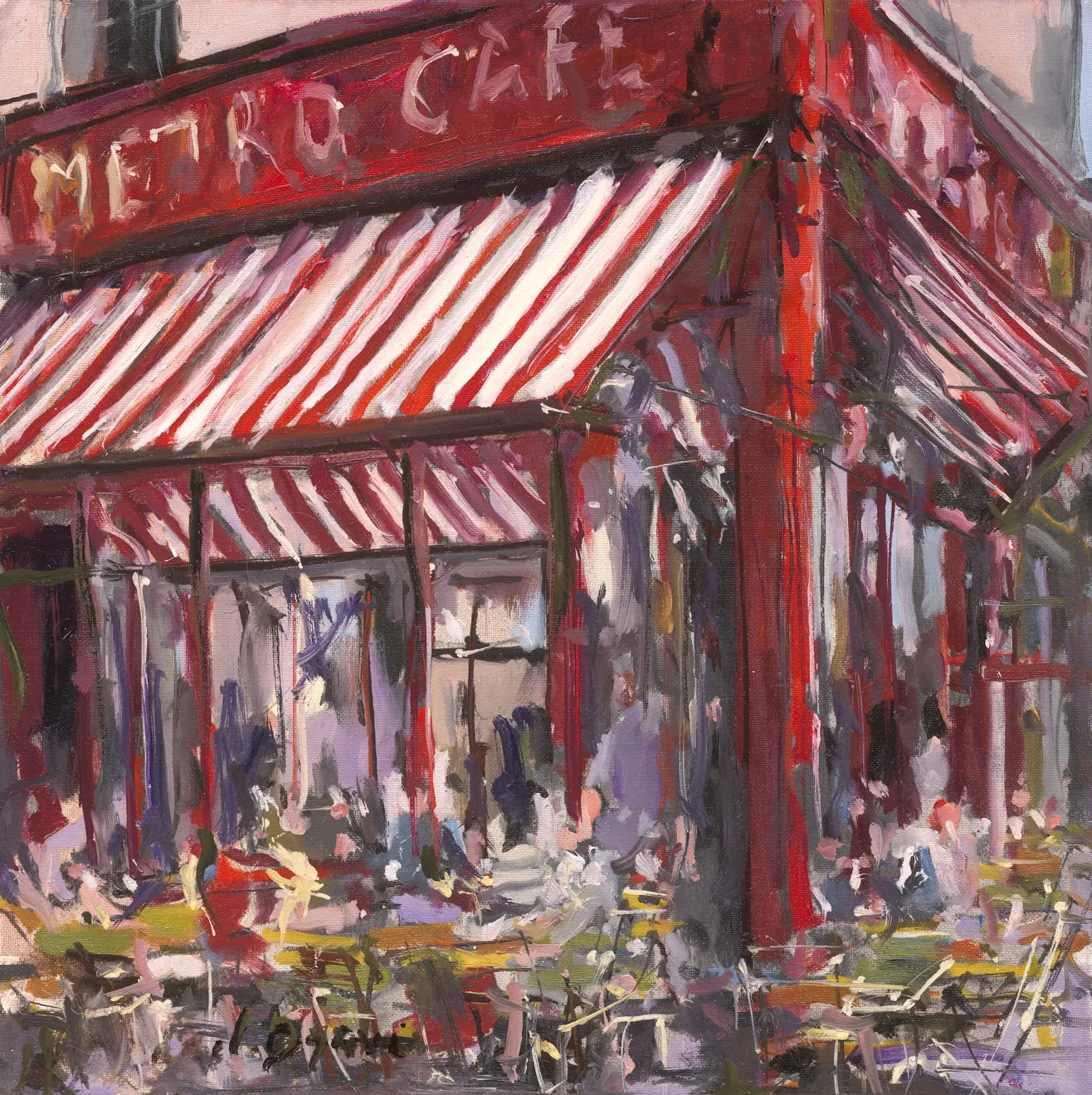 Gerard_Byrne_Thirty_Years_of_Brewing_Metro_Café_I_modern_impressionism_art_gallery_Dublin_Ireland