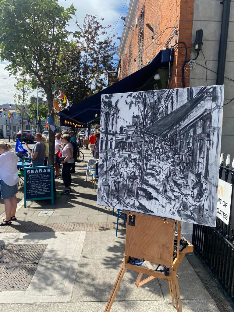 Gerard_Byrne_artist_modern_irish_impressionism_Bloomsday_Rehearsal_Cavistons_Glasthule_Sandycove_Dublin