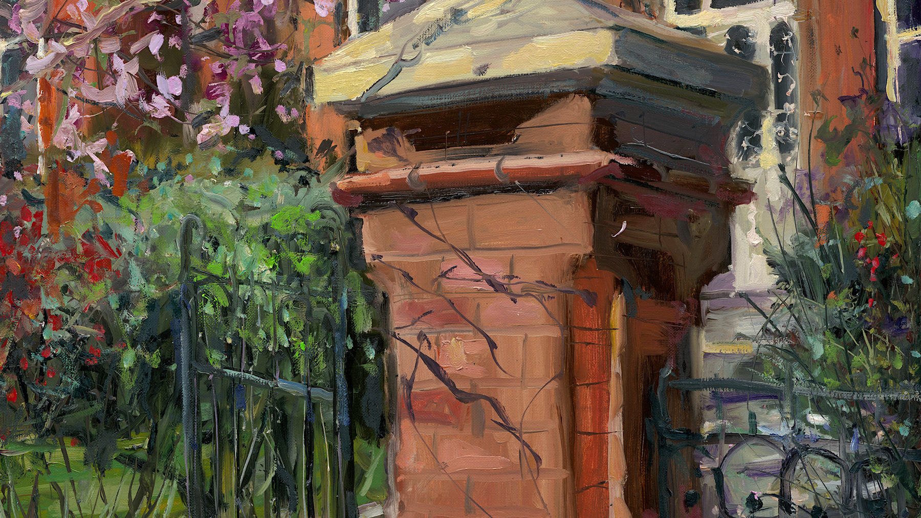 Gerard_Byrne_irish_artist_Beautiful_Moments_in_Time_modern_impressionism_painting_detail