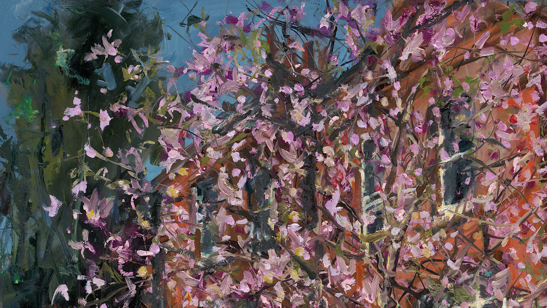 Gerard_Byrne_irish_artist_Beautiful_Moments_in_Time_modern_impressionism_painting_detail