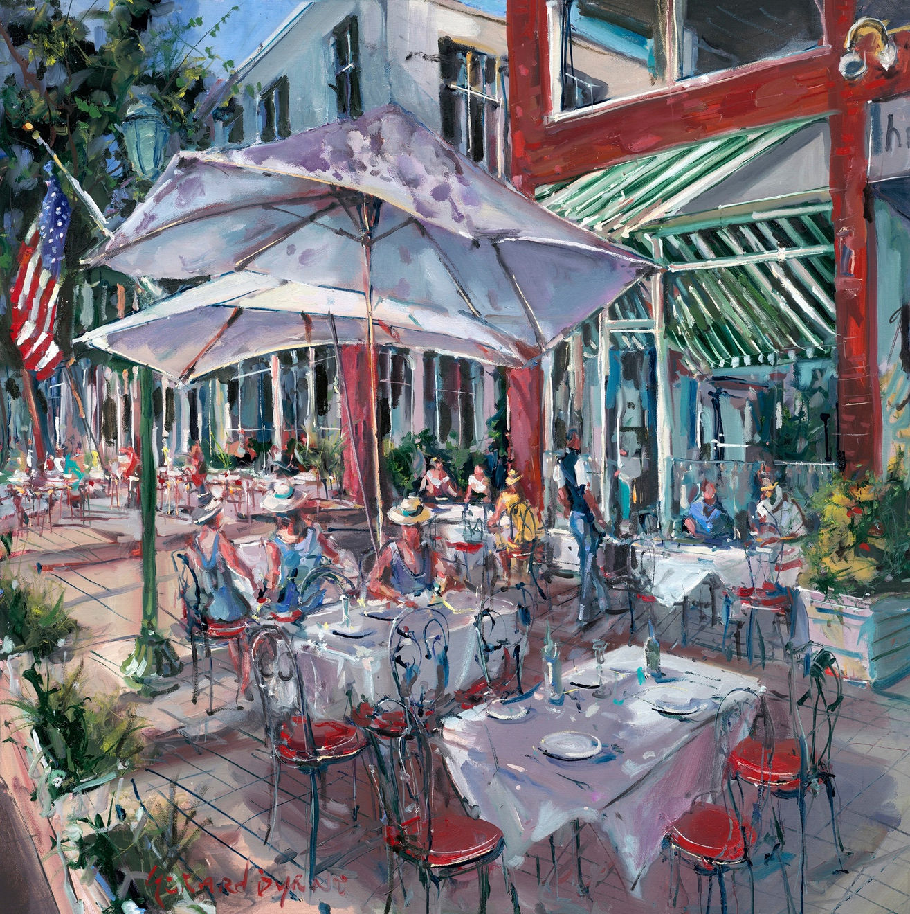 Gerard_Byrne_Gelato_and_Gold_Leaf_Sant_Ambroeus_art_exhibition_Slattery_Gallery_Southampton_New_York