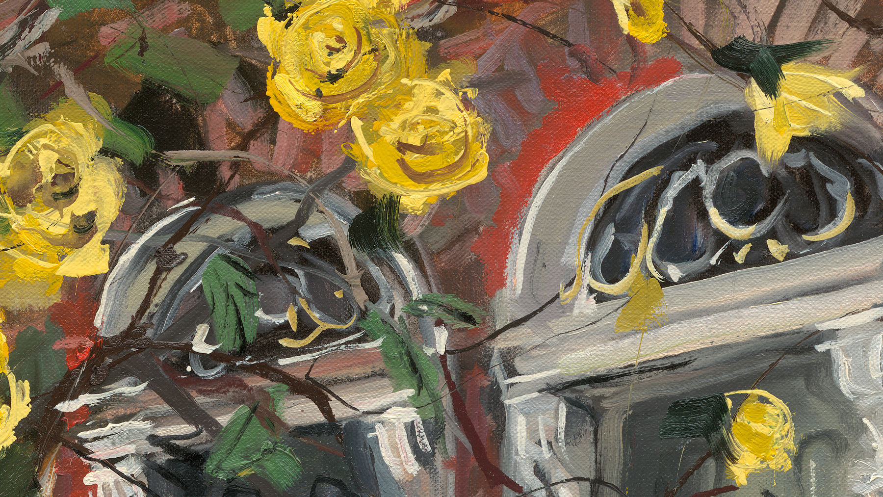 Gerard_Byrne_Silence_is_Golden_Irish_contemporary_impressionism_plein_air_fine_art_painting_detail