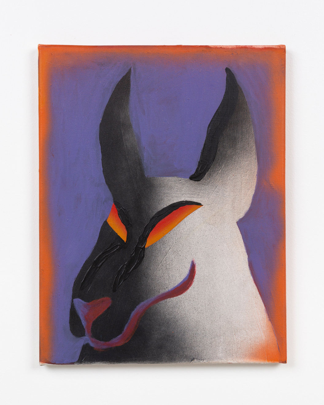 Francois Thevenet, Le chien regardant la nuit dans les yeux, 2022