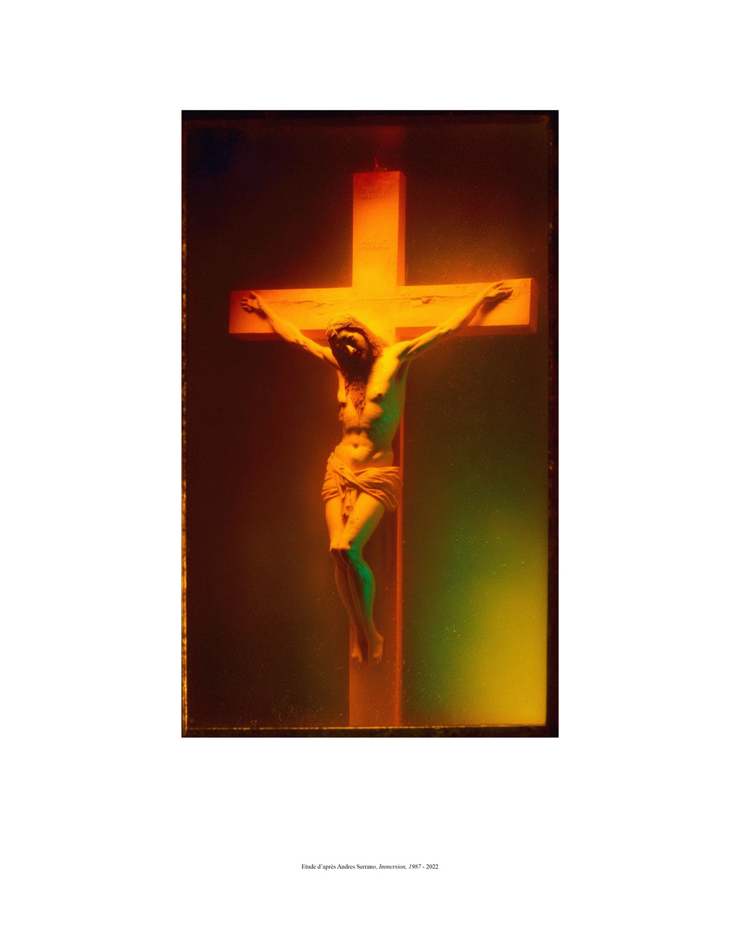 Brodbeck & de Barbuat, Etude I d’après Andres Serrano, Immersion, 1987 - 2022