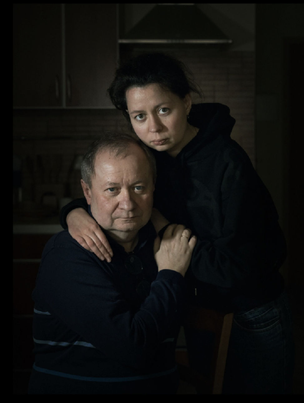 Alexander Chekmenev, YURI KLOCHKO AND TASIA KLOCHKO from the series Citizens of Kyiv, 2022