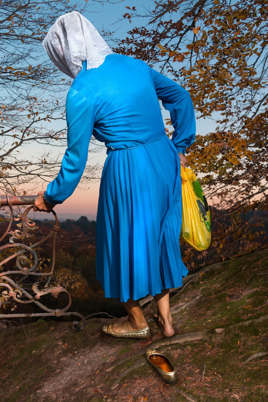 Elena Subach, Cinderella. From the series Grandmothers on the edge of Heaven, 2019