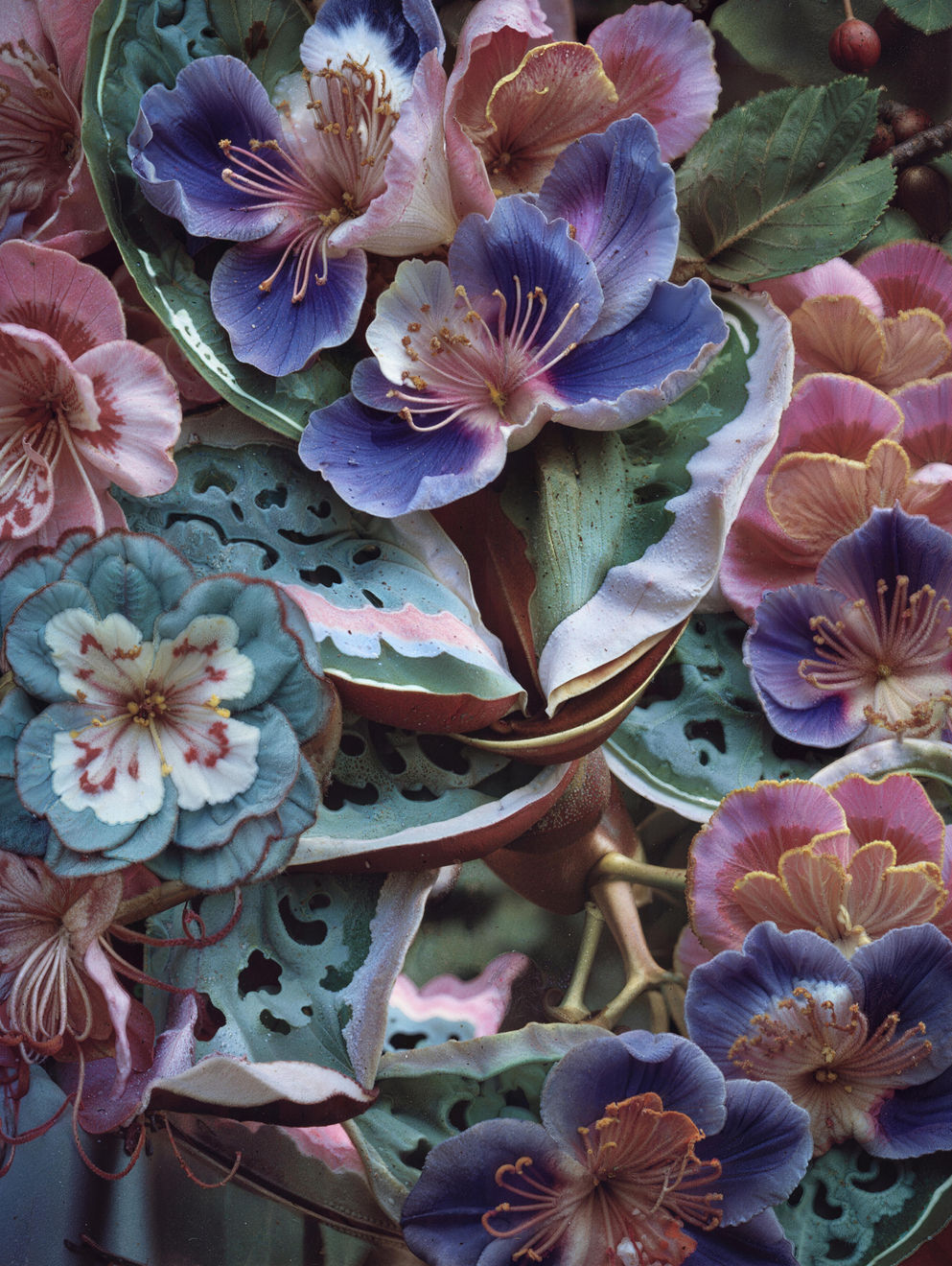 David Sheldrick, 451-the-temple-flowers, 2025