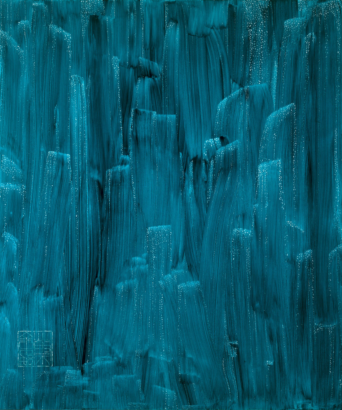 Gina Choy, Blue Cascade, 2025