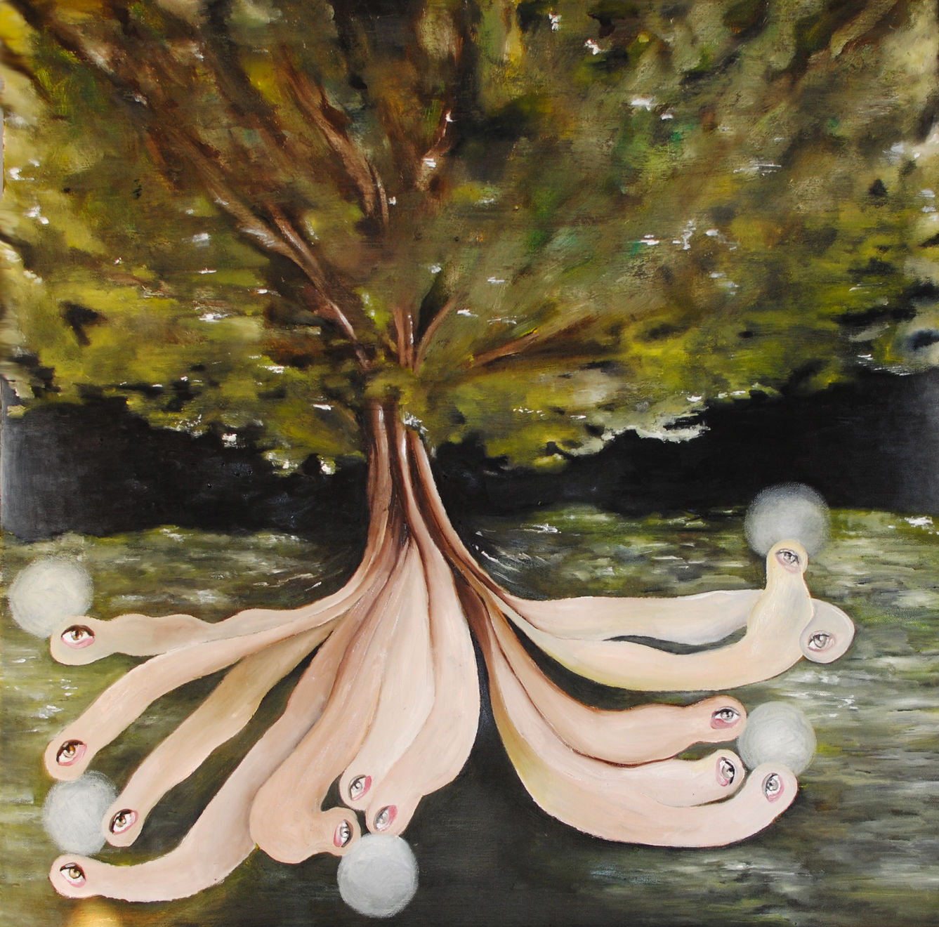 Alymamah Rashed, The Oak Tree Sings At Night (I Meet You Again And Again), 2025