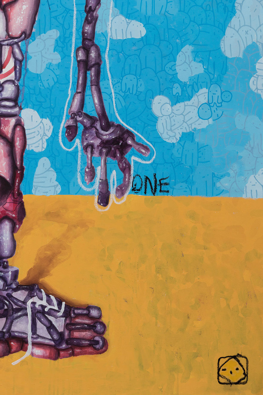 Marco Aguirre (PULSE UNF), The King (Homage to Jean Michael Basquiat), 2023