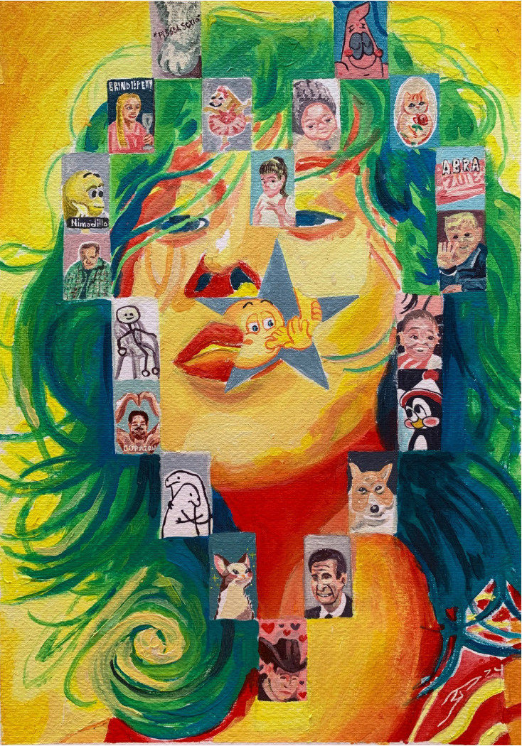 Alejandro Medina Gómez (AMG), Historia de Miriam con stikers (The Story of Miriam with Stickers), 2024