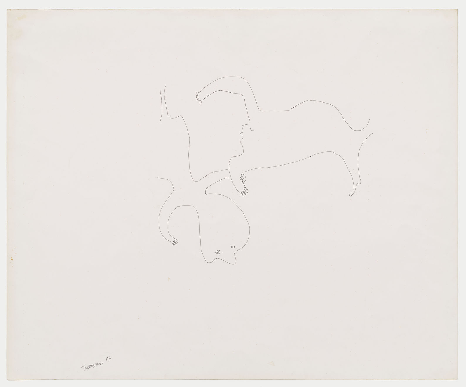 Franciszka Themerson, [Traces] Swimming, 1963