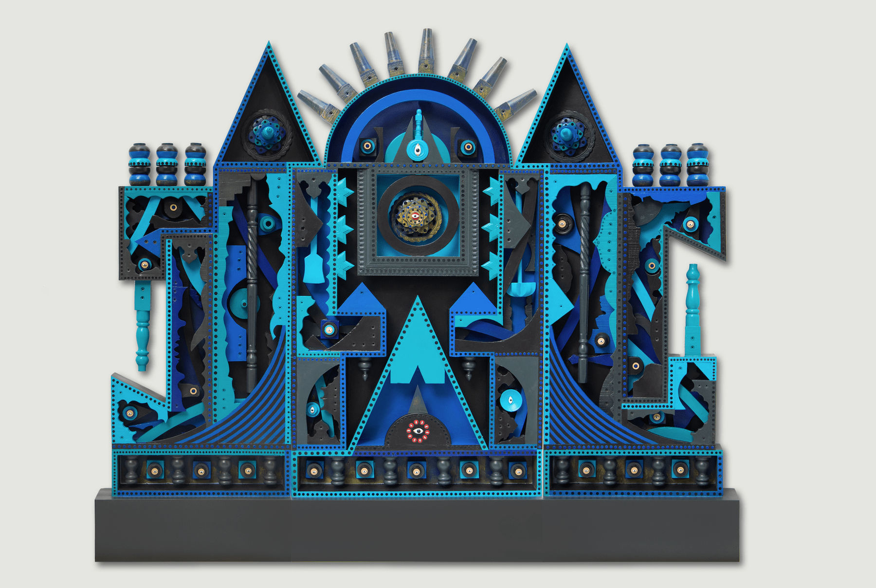 Rakesh Patel, Red eye in my courtyard - 3, 2023