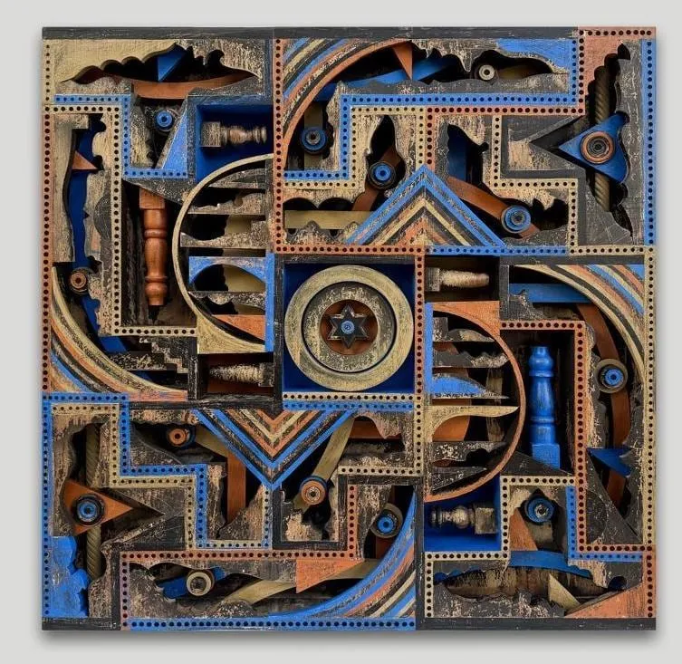 Rakesh Patel, God is in My Courtyard "Sacred Cipher" , 2025