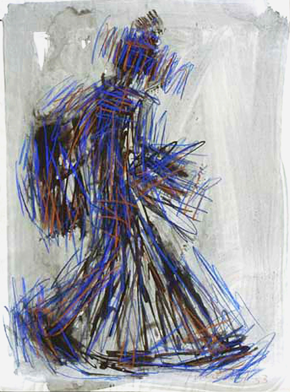 William Turnbull, Running Figure, 1953