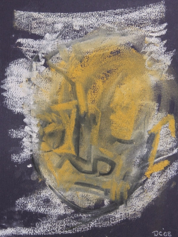 Dennis Creffield, Improvisation on the Life Mask of William Blake (63), 2008