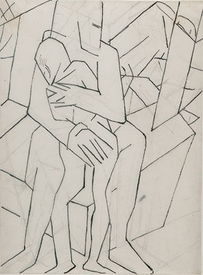 David Bomberg, Family Group, 1919