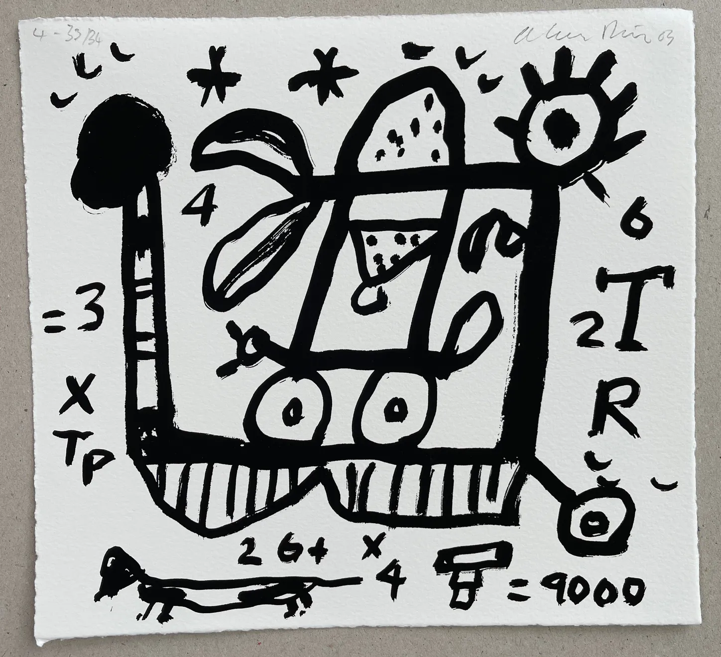 Alan Davie, 34 Variations on a Theme, 04, 2003