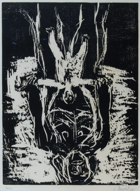 Georg Baselitz, Schwarze Mutter, Weisses Kind, 1985