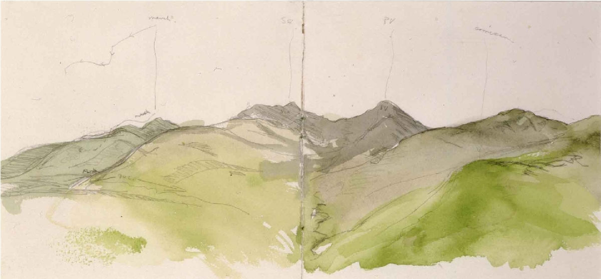 Michael Andrews, Untitled (Scottish Landscape II), 1980