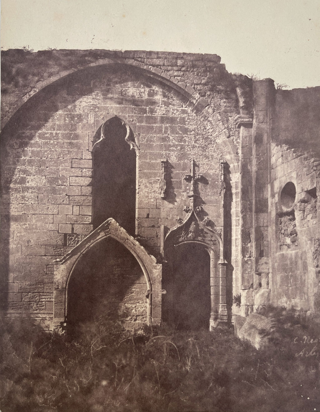 Charles Negre, Arles, Porte d'Eglise, 1852