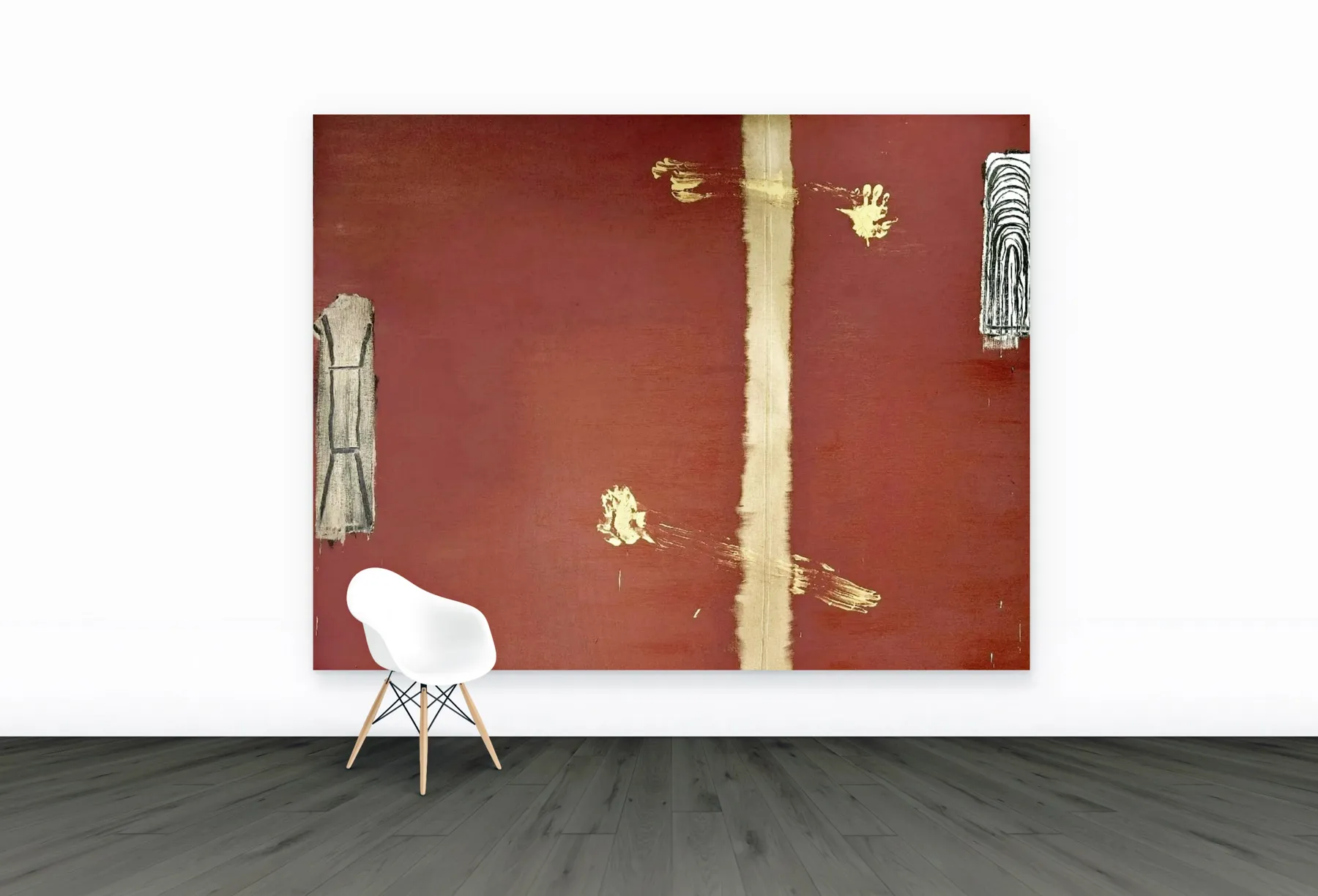 Basil Beattie, Give and Take, 1996