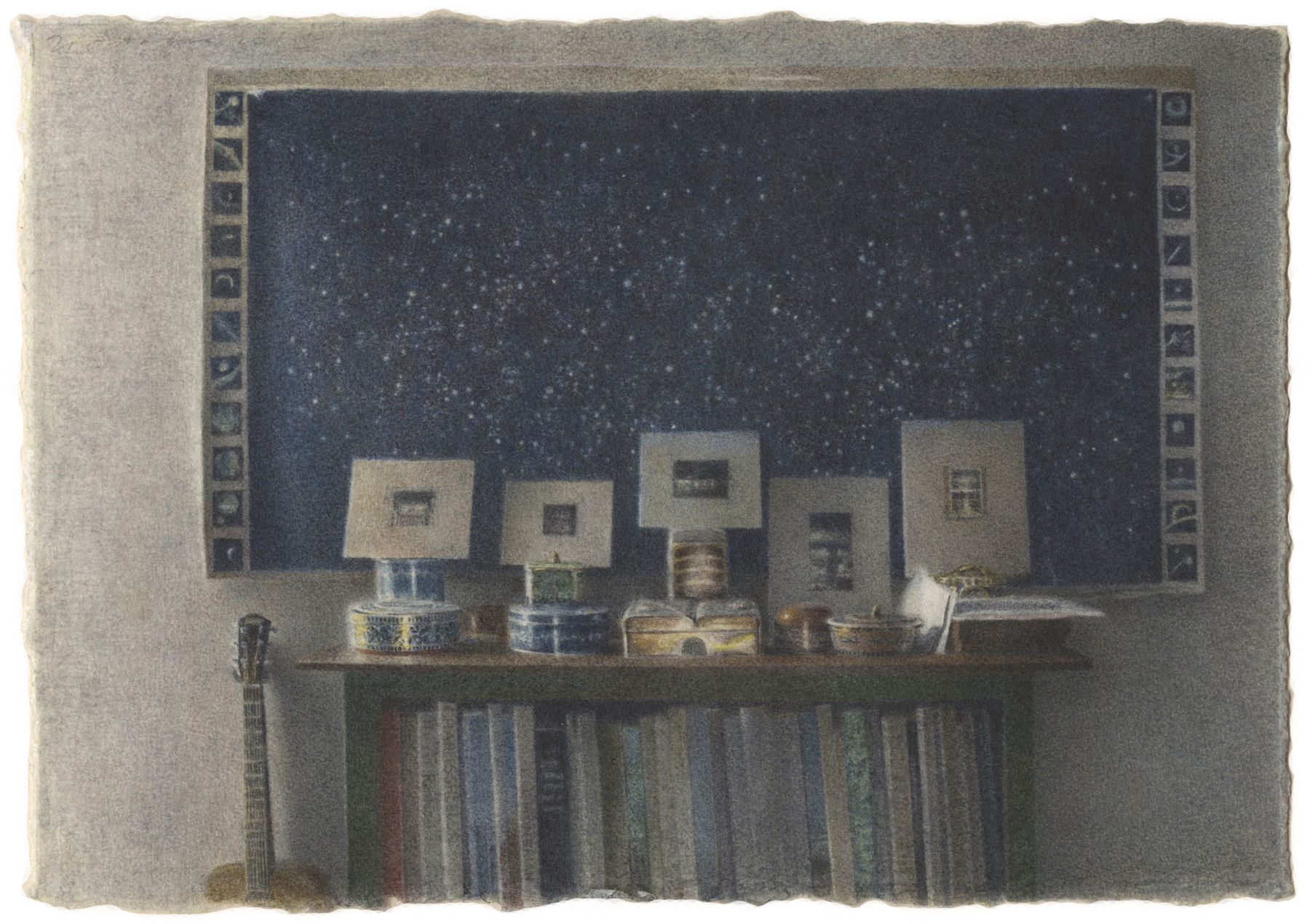 Charles Ritchie, Star Map with Five Drawings I, 2012-2017