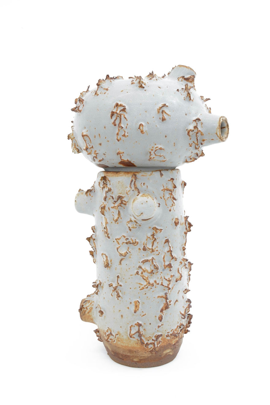 Robert John Sipchen, 18 Grey Tin Slag Slides, 2024