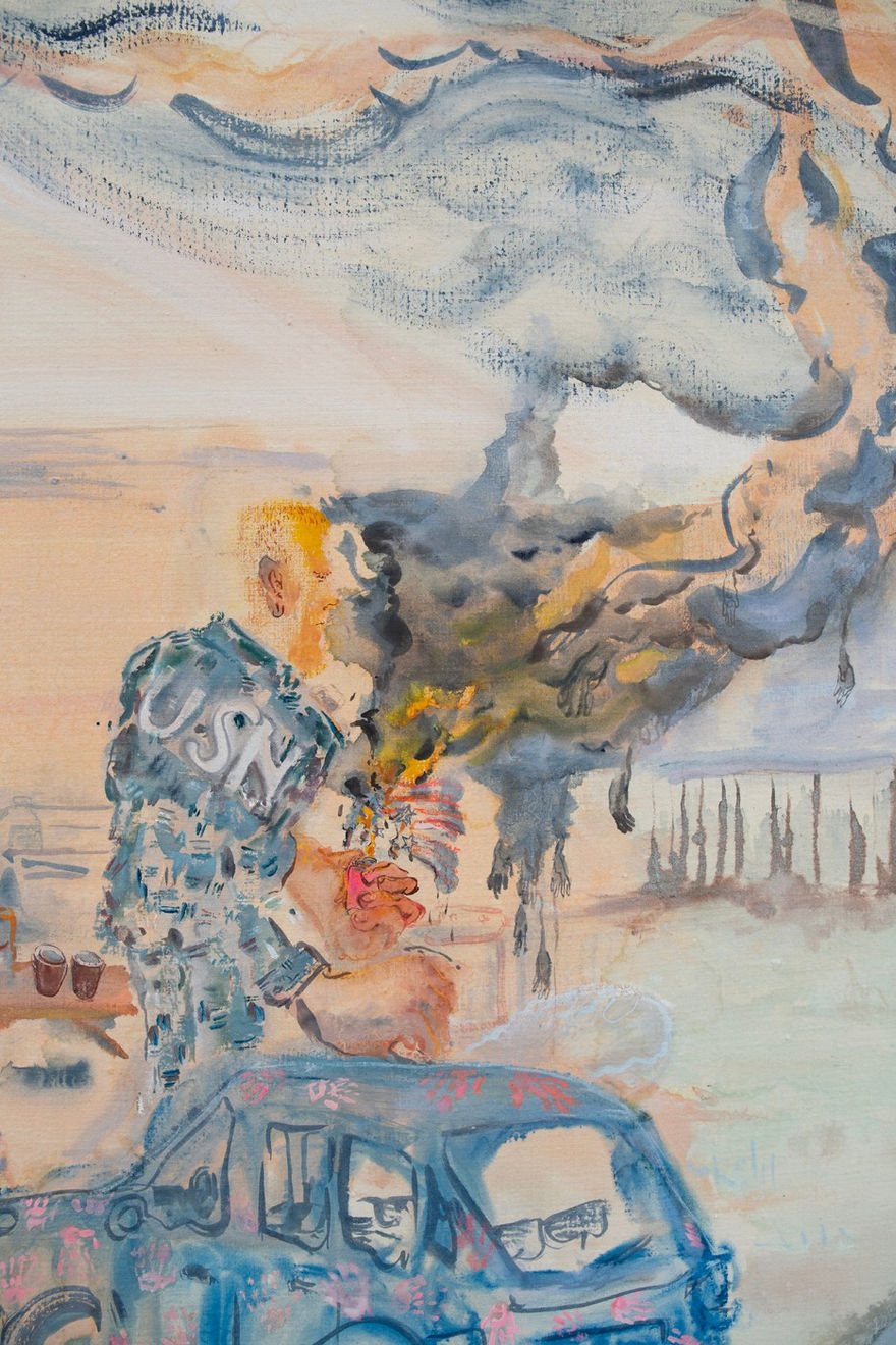 Michael Haight, Leah’s Garage (Alcoholic Crepuscule), 2023