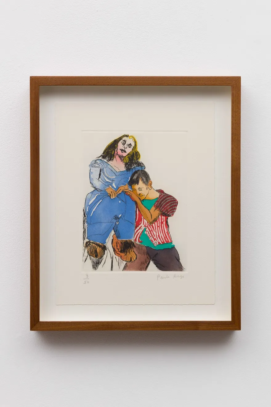 Paula Rego, Girl With Goat's Feet II, 2012