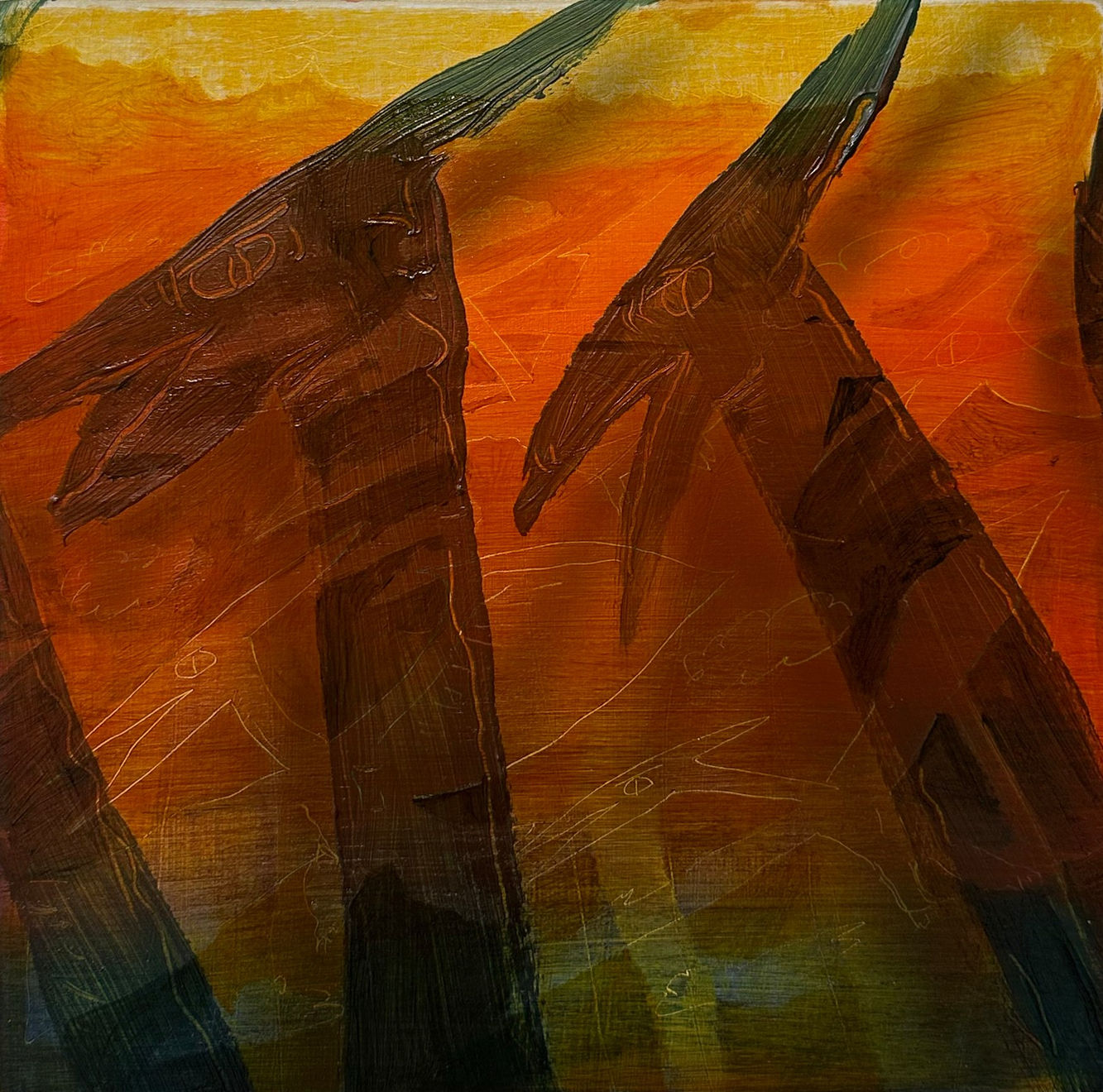 Raymond Hwang, "double team", 2022