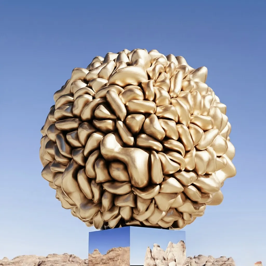 Frequency Of The Sun, 4M - Desert Installation, 2020