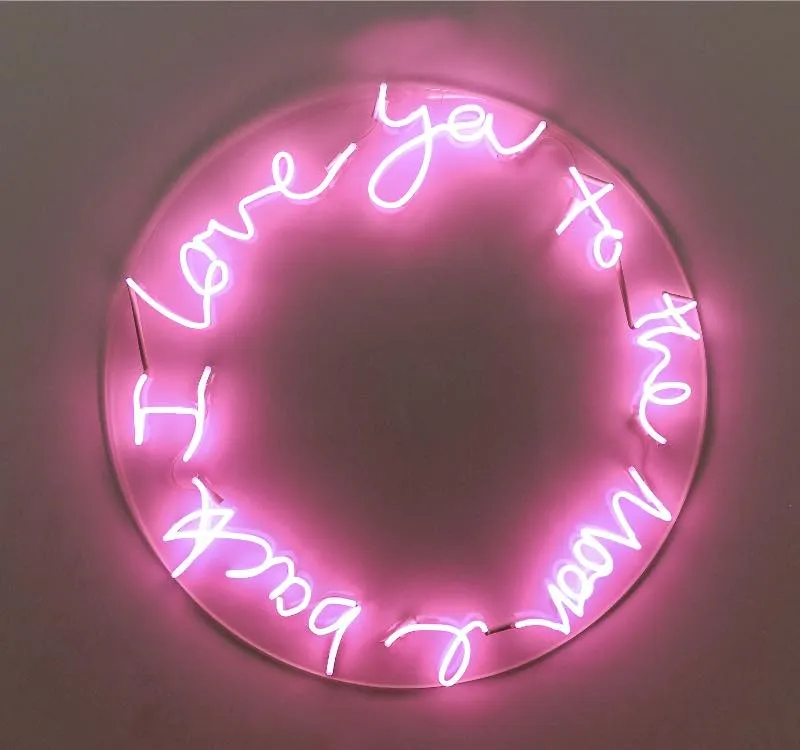 Lauren Baker, To the Moon & Back (Pink), 2015