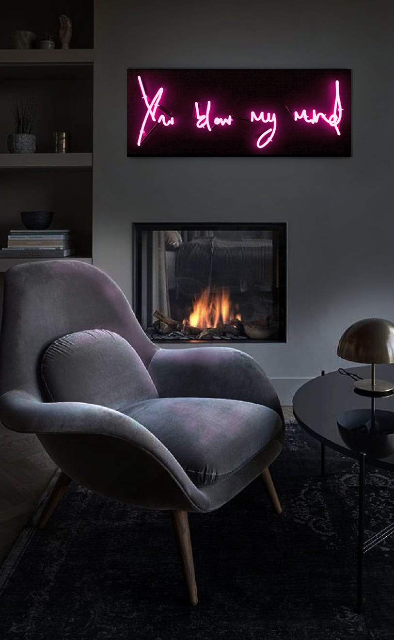 Lauren Baker, You Blow My Mind - Pink On Black, 2013