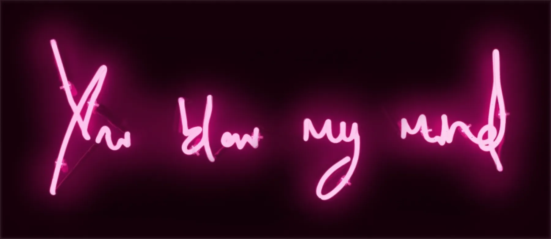 Lauren Baker, You Blow My Mind - Pink On Black, 2013