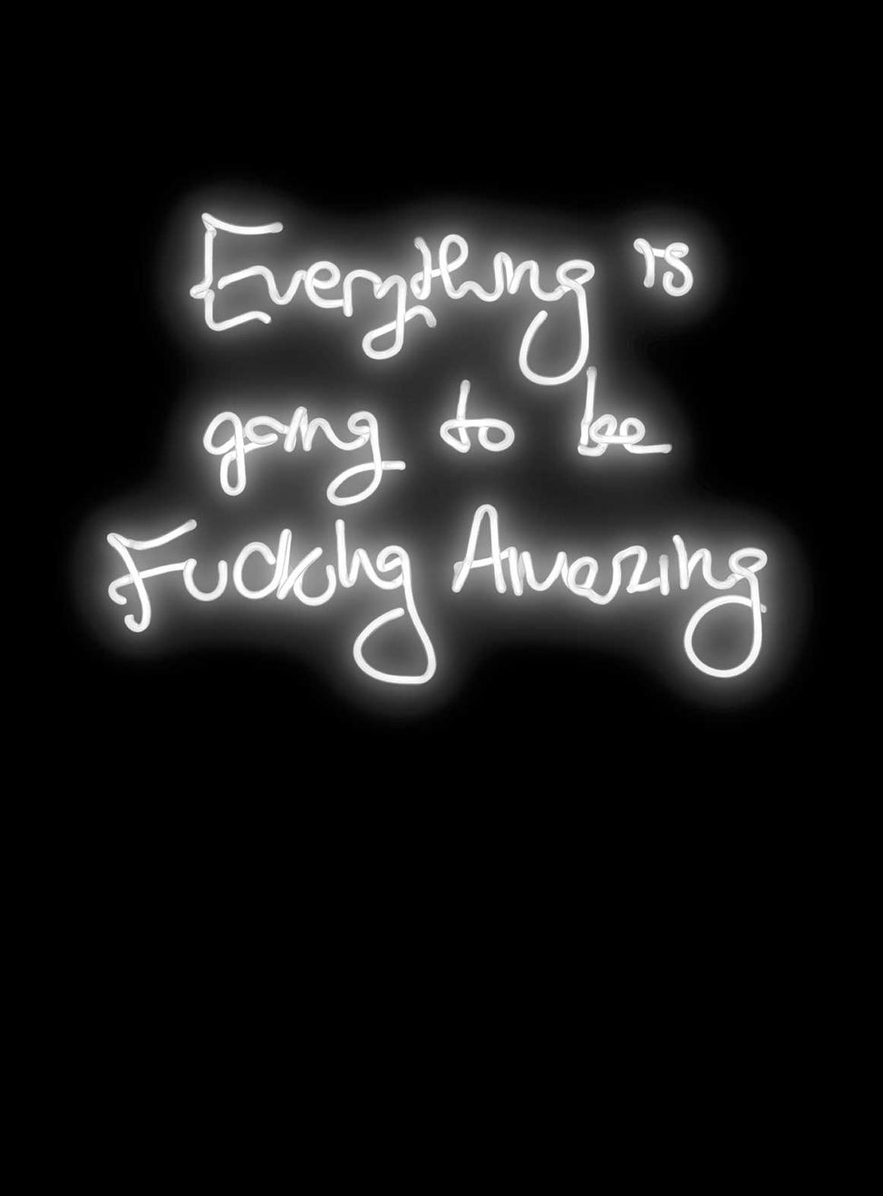 Lauren Baker, Fucking Amazing - White, 2017